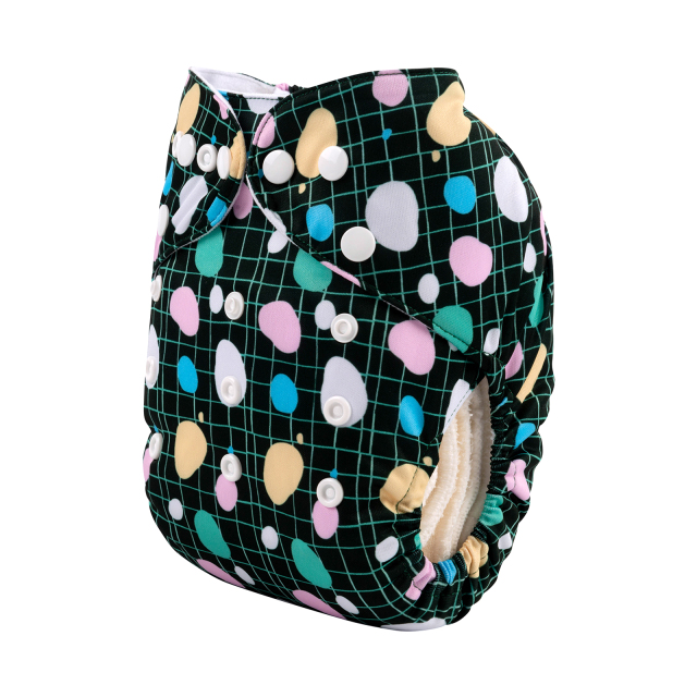 ALVABABY One Size Print Pocket Cloth Diaper (H398A)