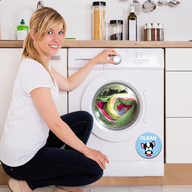 Dishwasher Magnet Dirty Clean Sign Indicator, Trendy Universal Kitchen Dish Washer Refrigerator Magnet-XWT01