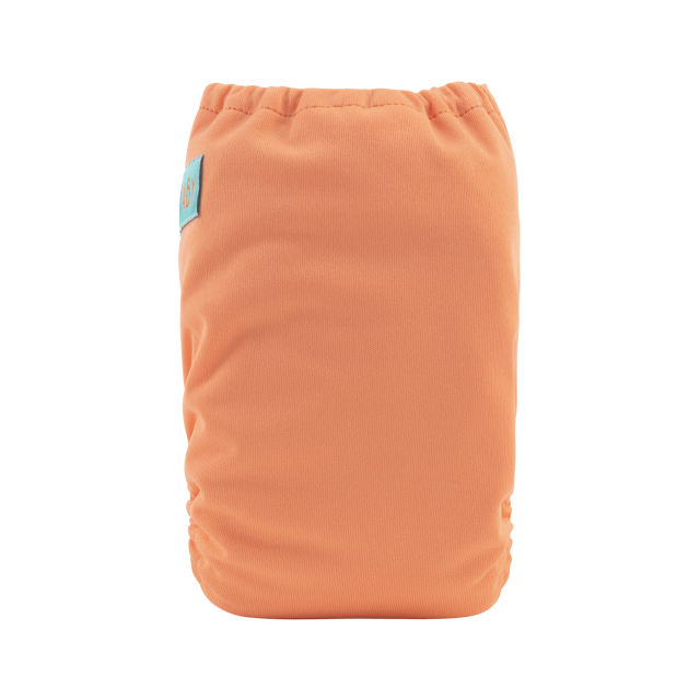 ALVABABY Newborn Velcro Pocket Diaper Hook&Loop Cloth Diaper -Orange(VB17A)