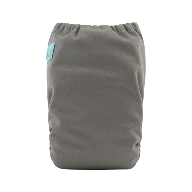 ALVABABY Newborn Velcro Pocket Diaper Hook&Loop Cloth Diaper -Grey (VB29A)