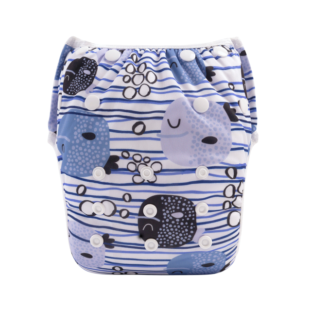 ALVABABY One Size Printed Swim Diaper- Animals  (SW111A)