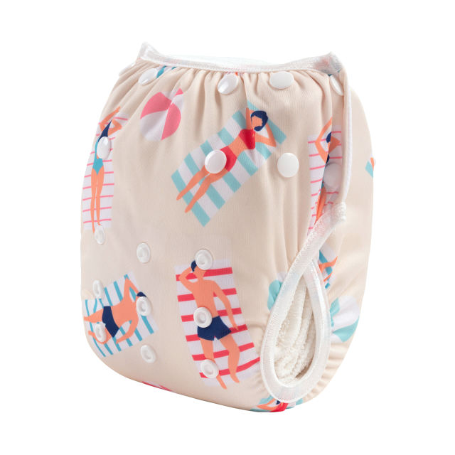 ALVABABY One Size Printed Swim Diaper  (SW112A)