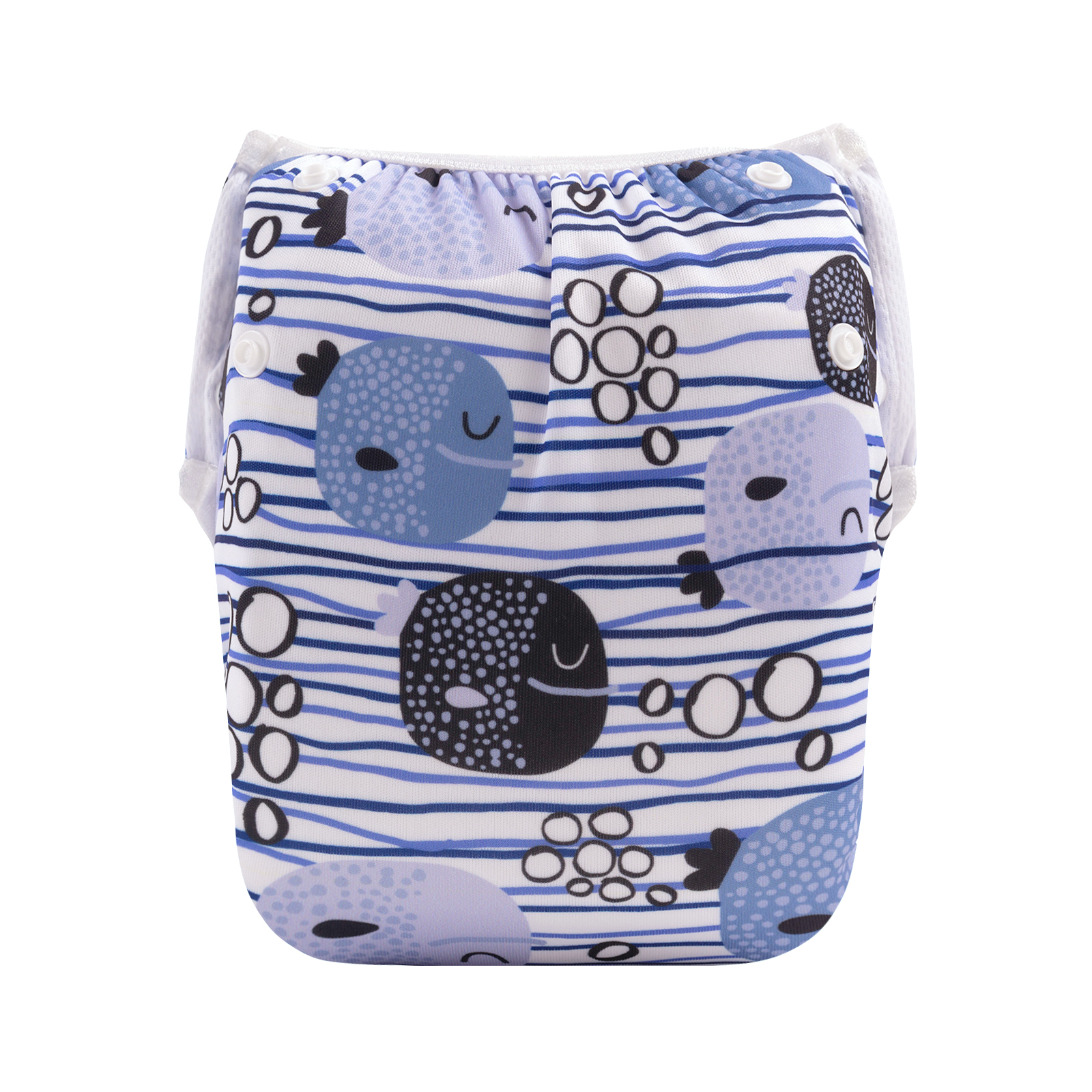 ALVABABY Reusable Swim Diaper - Adjustable One Size Swimwear for Infants & Toddlers  (Animals, SW111A)
