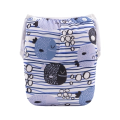 ALVABABY One Size Printed Swim Diaper- Animals  (SW111A)