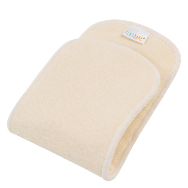(Multi-packs)ALVABABY Hemp diaper inserts for one size