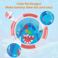 Tummy Time Baby Water Mat/ Inflatable Baby Water Play Mat for Infants and Toddlers Baby Toys-WPY06