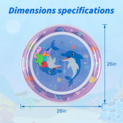 Tummy Time Baby Water Mat/ Inflatable Baby Water Play Mat for Infants and Toddlers Baby Toys-WPY15