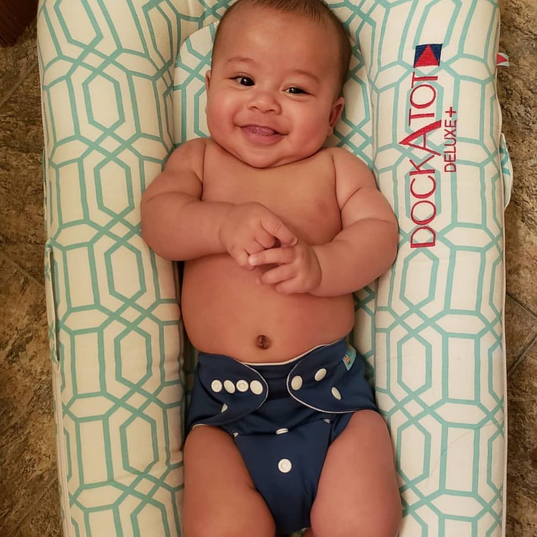 ALVABABY Solid Cloth Diaper - One Size Adjustable Washable & Reusable Diaper with Pocket for Babies (Shaded Spruce, B33A)