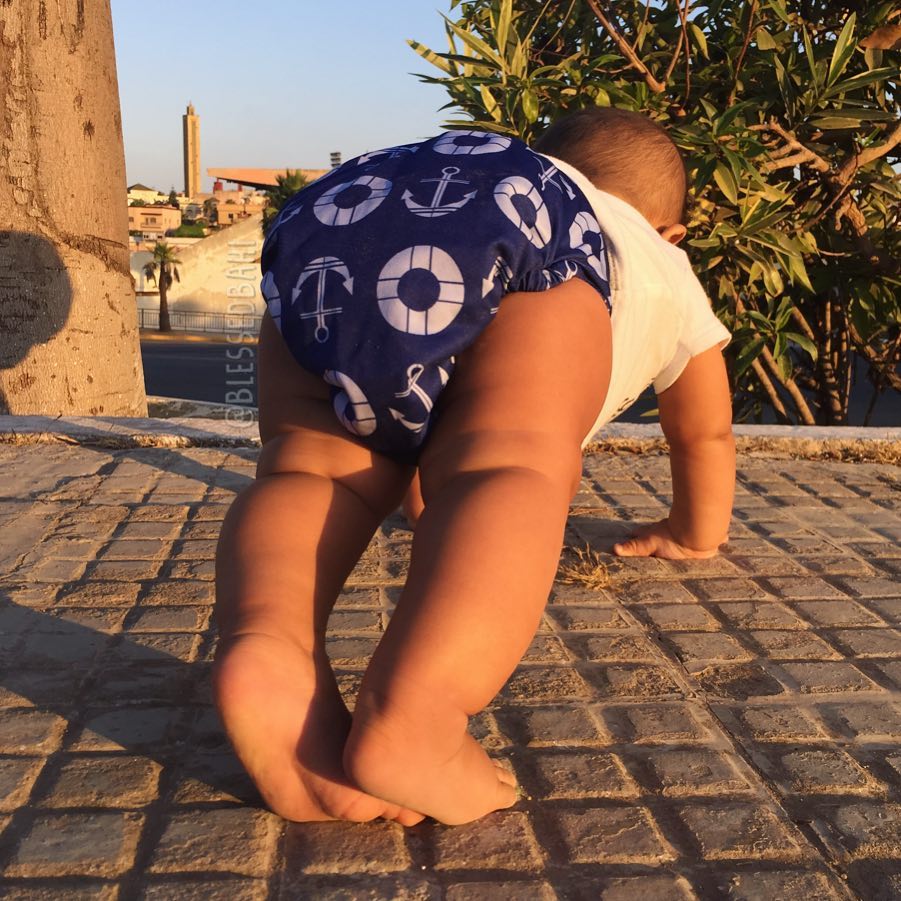 Reusable Cloth Diaper Cover with Snap Closure Cloth Diaper Shell for Prefold Flat or Fitted Diaper Inserts(DC-S44)