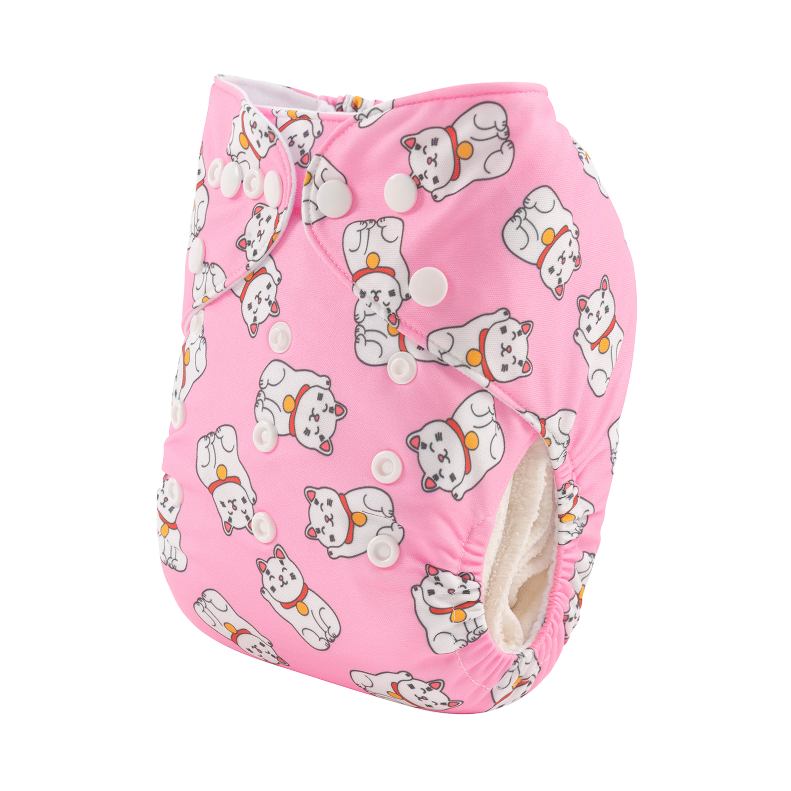ALVABABY One Size Print Pocket Cloth Diaper- Cats (H403A)