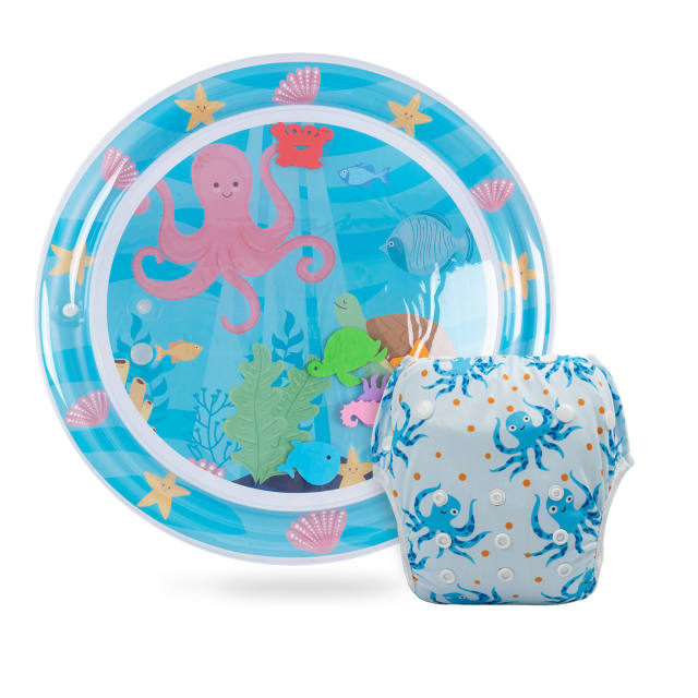 (All packs) Round Baby Water Mat &amp; Swim Diaper