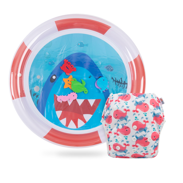 (All packs) Round Baby Water Mat & Swim Diaper