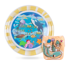 (All packs) Round Baby Water Mat & Swim Diaper