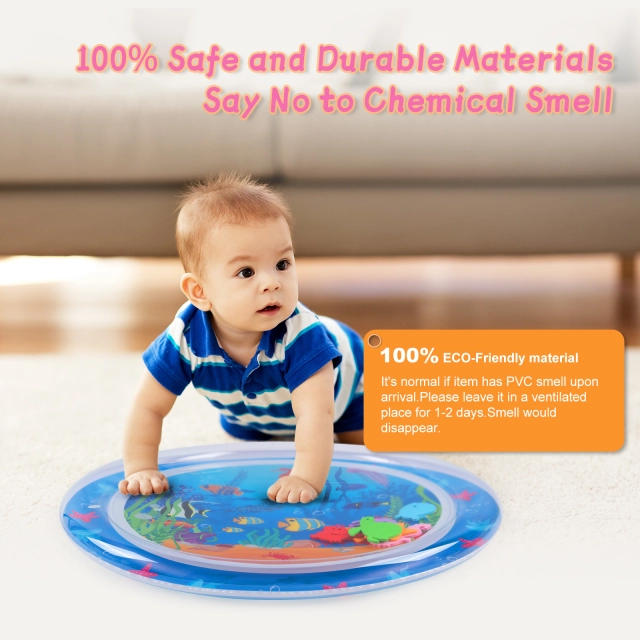 Tummy Time Baby Water Mat/ Inflatable Baby Water Play Mat for Infants and Toddlers Baby Toys-WPY04