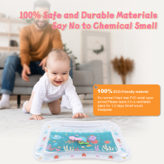 Tummy Time Baby Water Mat/ Inflatable Baby Water Play Mat for Infants and Toddlers Baby Toys-WPF08