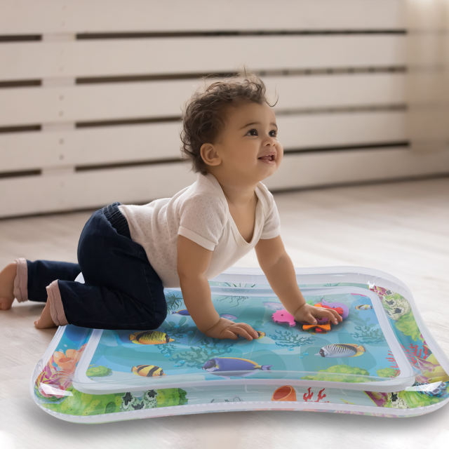 Tummy Time Baby Water Mat/ Inflatable Baby Water Play Mat for Infants and Toddlers Baby Toys-WPF17