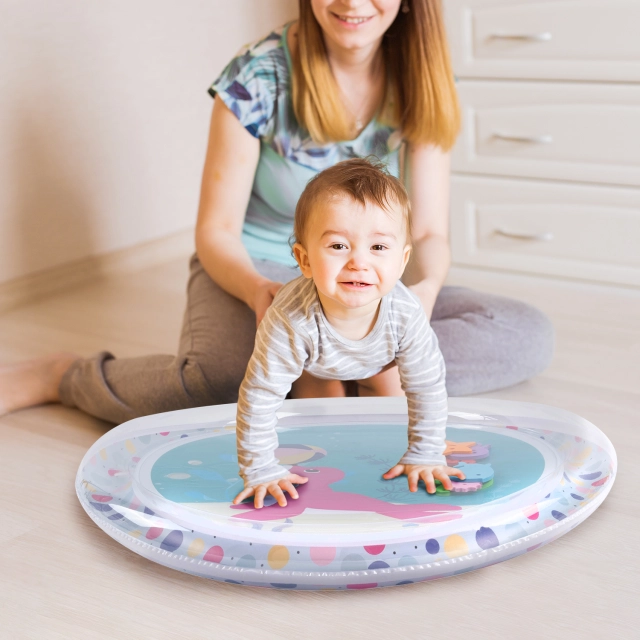 Tummy Time Baby Water Mat/ Inflatable Baby Water Play Mat for Infants and Toddlers Baby Toys-WPY12