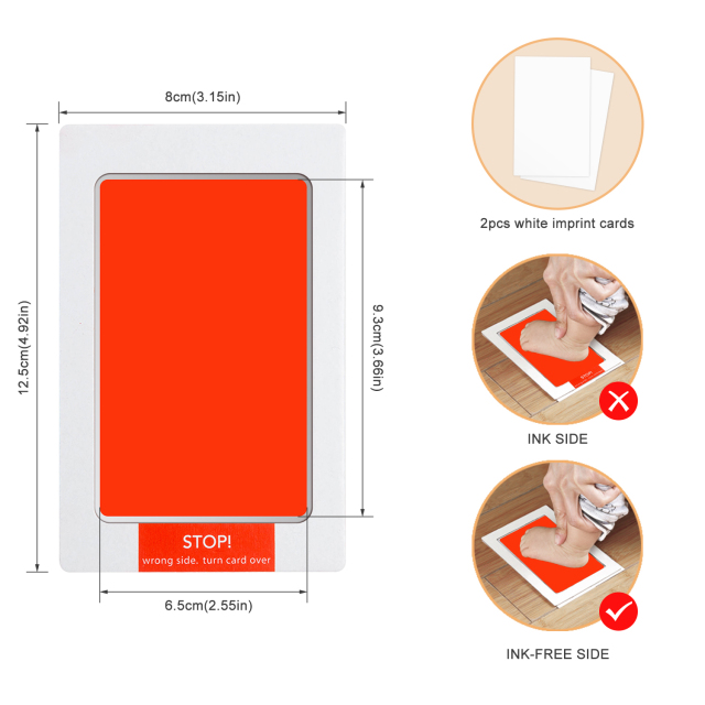 Newborn Handprint and Footprint Ink Pad Kit-YP02