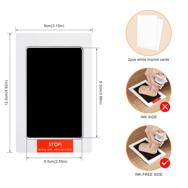 Newborn Handprint and Footprint Ink Pad Kit-YP01