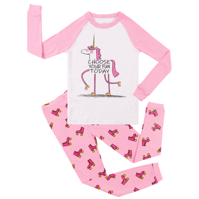 ALVABABY Kids Pajamas Girl-WBY09A