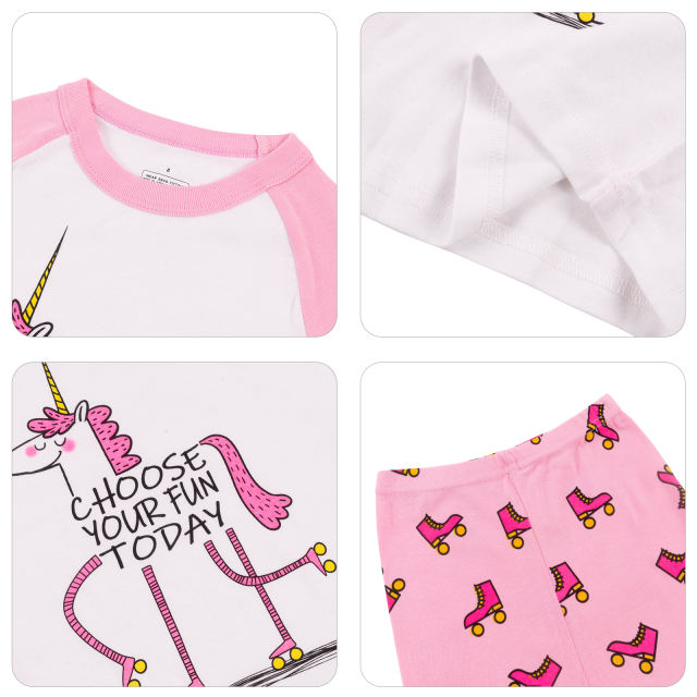ALVABABY Kids Pajamas Girl-WBY09A