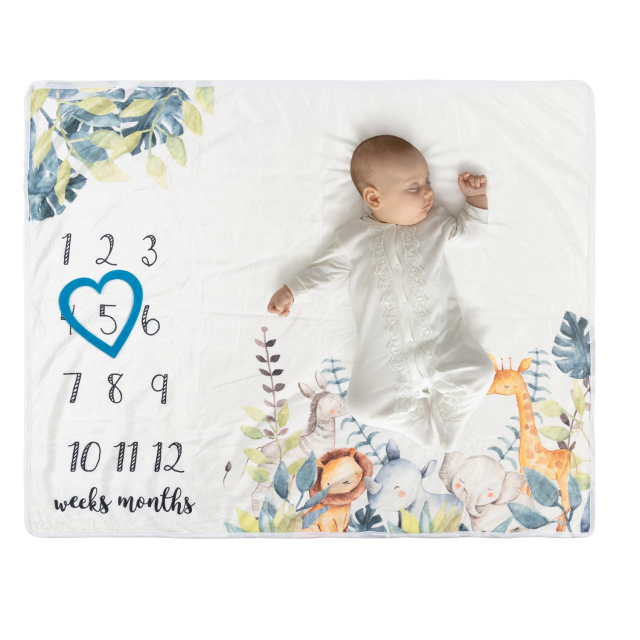 Baby Monthly Milestone Blanket Photography Background Blanket Multifunctional Blanket -BJT05