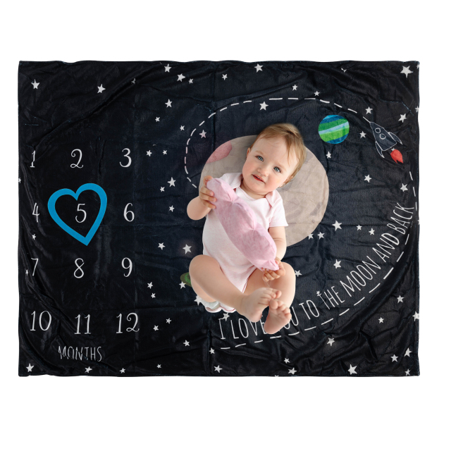 Baby Monthly Milestone Blanket Photography Background Blanket Multifunctional Blanket -BJT08