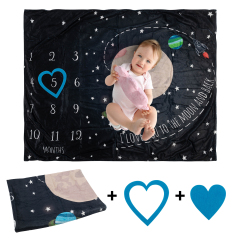 Baby Monthly Milestone Blanket Photography Background Blanket Multifunctional Blanket -BJT08