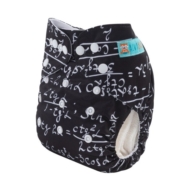 (Limited Offered)One Size Positioning Printed Cloth Diaper -(DYX05A)