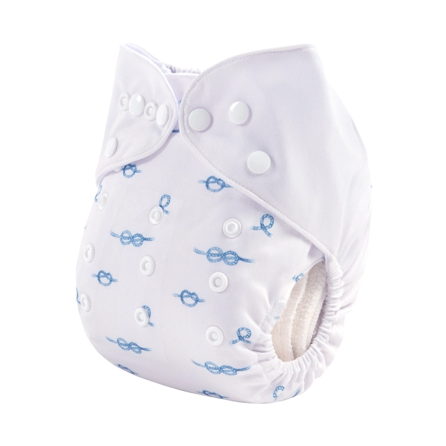 ALVABABY One Size Positioning Printed Cloth Diaper-Pig(YDP140A)