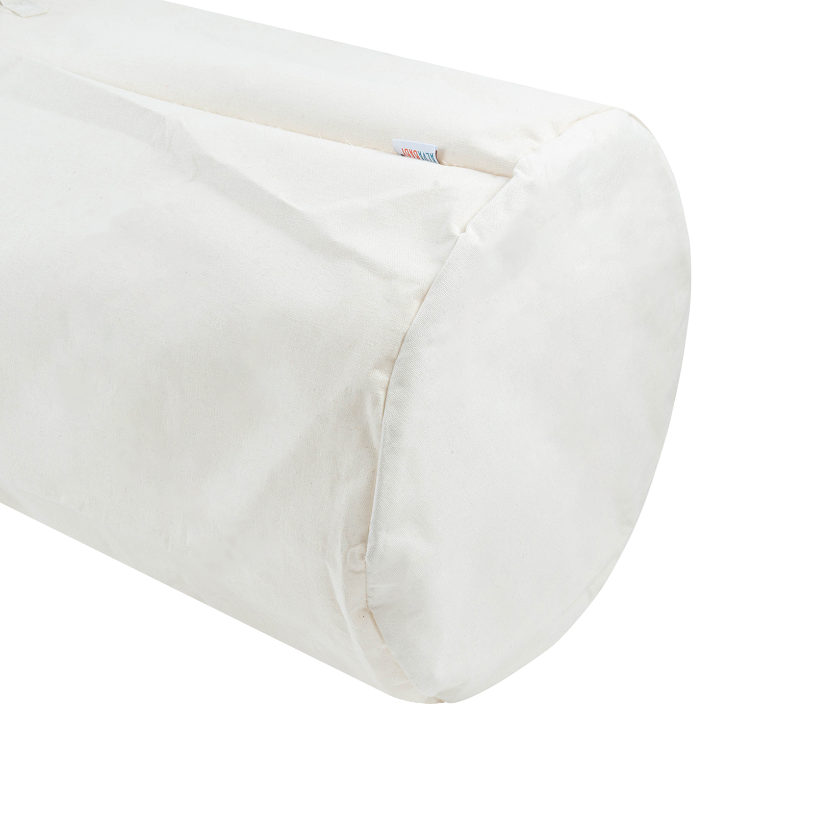 ALVABABY Collapsible Storage basket with Durable Handle, Round Cotton Linen Waterproof Storage Bin (SN-Y09A)