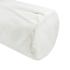 ALVABABY Collapsible Storage basket with Durable Handle, Round Cotton Linen Waterproof Storage Bin (SN-Y09A)