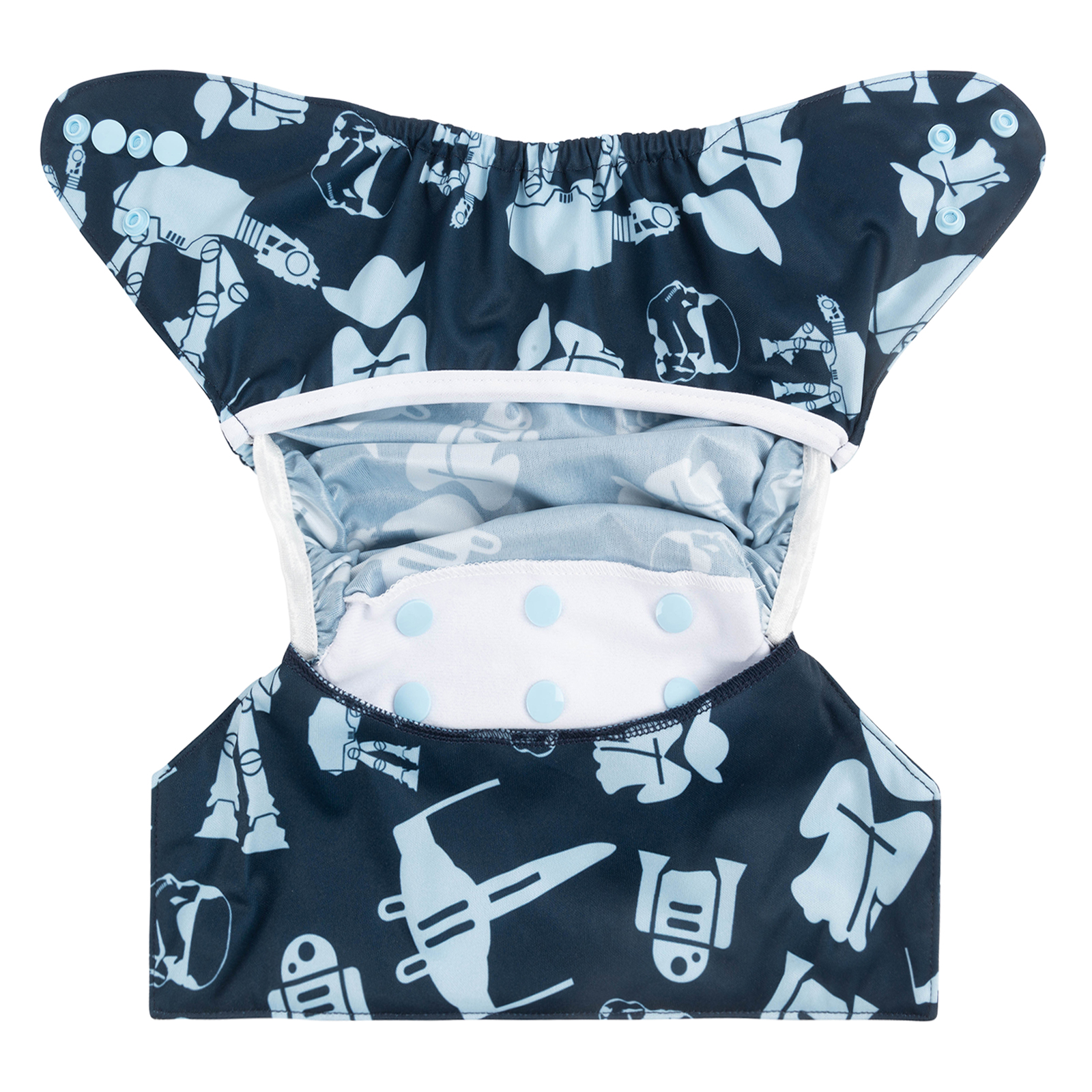 Reusable Cloth Diaper Cover with Snap Closure Cloth Diaper Shell for Prefold Flat or Fitted Diaper Inserts -(DC-H091)