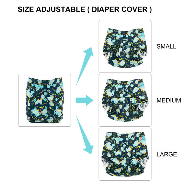 ALVABABY Diaper Cover with Double Gussets -(DC-H228)