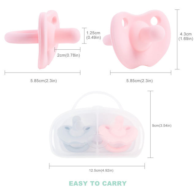 (All packs) Baby Silicone Pacifier/Soother