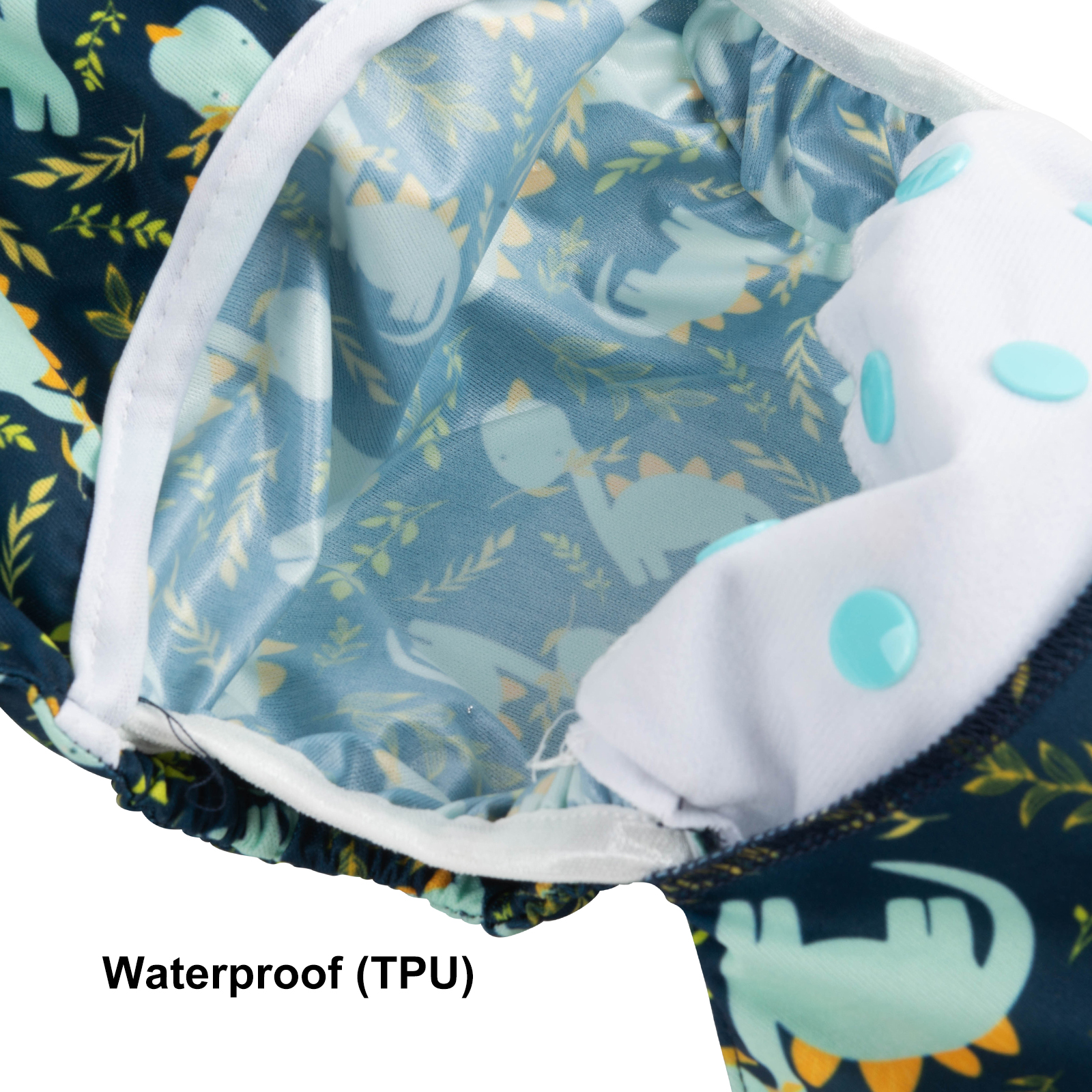 Reusable Cloth Diaper Cover with Snap Closure Cloth Diaper Shell for Prefold Flat or Fitted Diaper Inserts-(DC-H228)