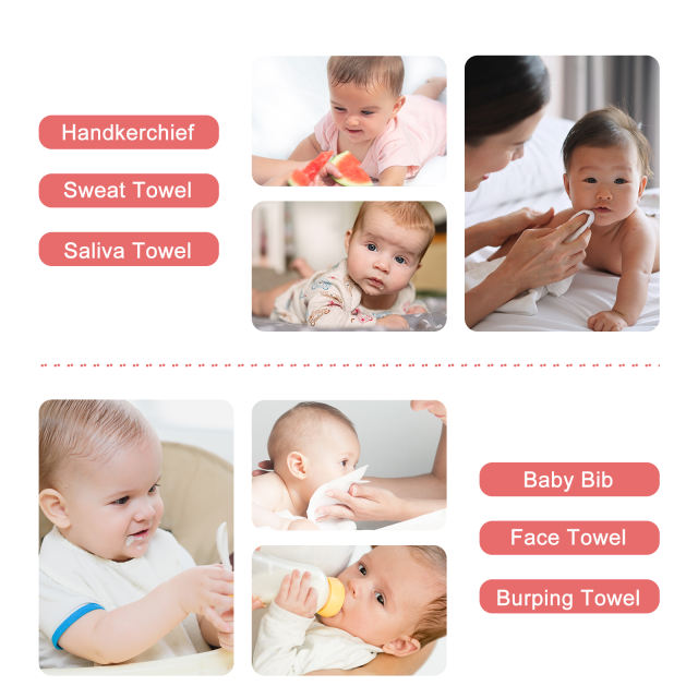 (All packs) Cotton Muslin Washcloth,Burp Cloths,Face Towels
