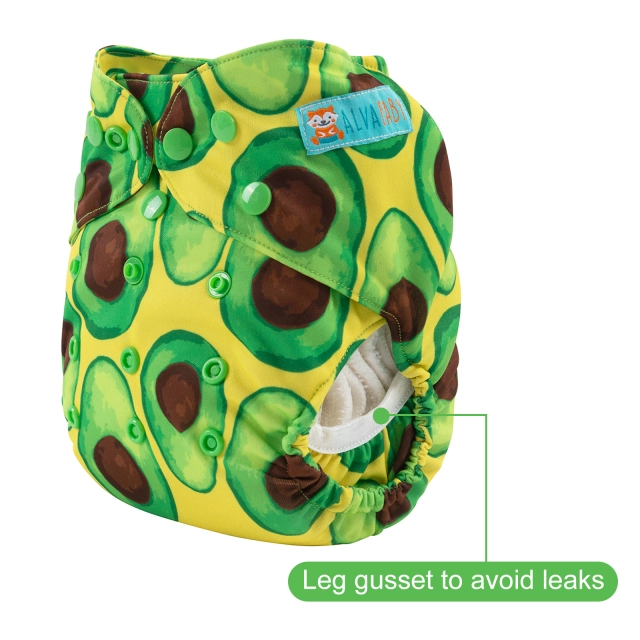 ALVABABY Diaper Cover with Double Gussets -(DC-H400)