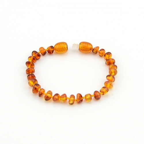 (3 colors) Amber Bracelet Anklet Unisex for Babies