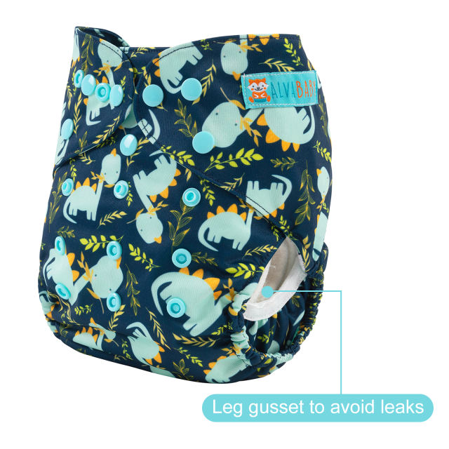 ALVABABY Diaper Cover with Double Gussets -(DC-H228)