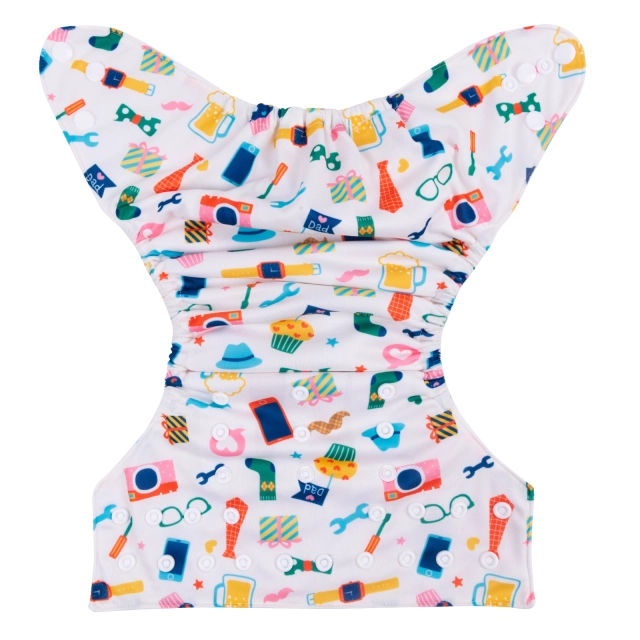 ALVABABY One Size Positioning Printed Cloth Diaper-Summer(YDP144A)