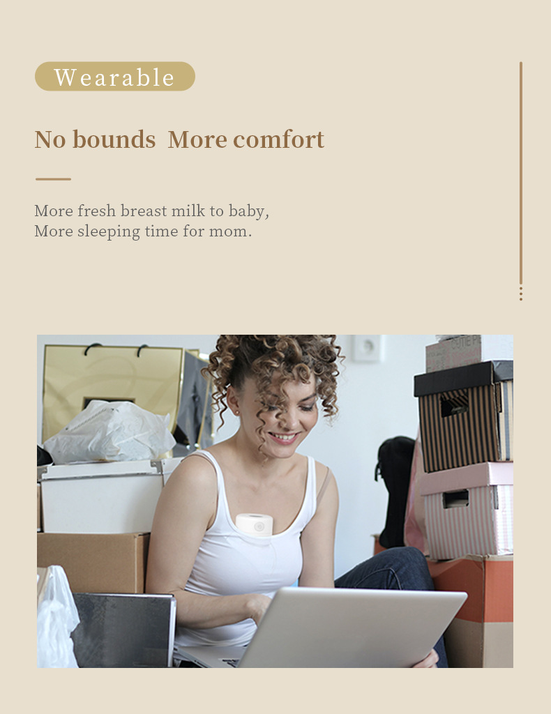 Pack of 2 ALVABABY Wearable Electric Breast Pump