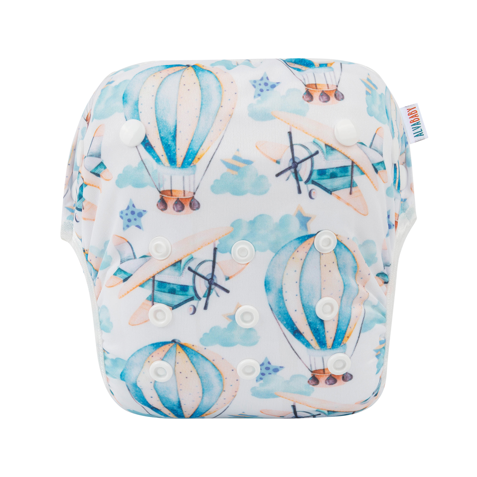 ALVABABY 3PCS Reusable Swim Diaper - Adjustable One Size Swimwear for Infants & Toddlers (3SW-WZ12)