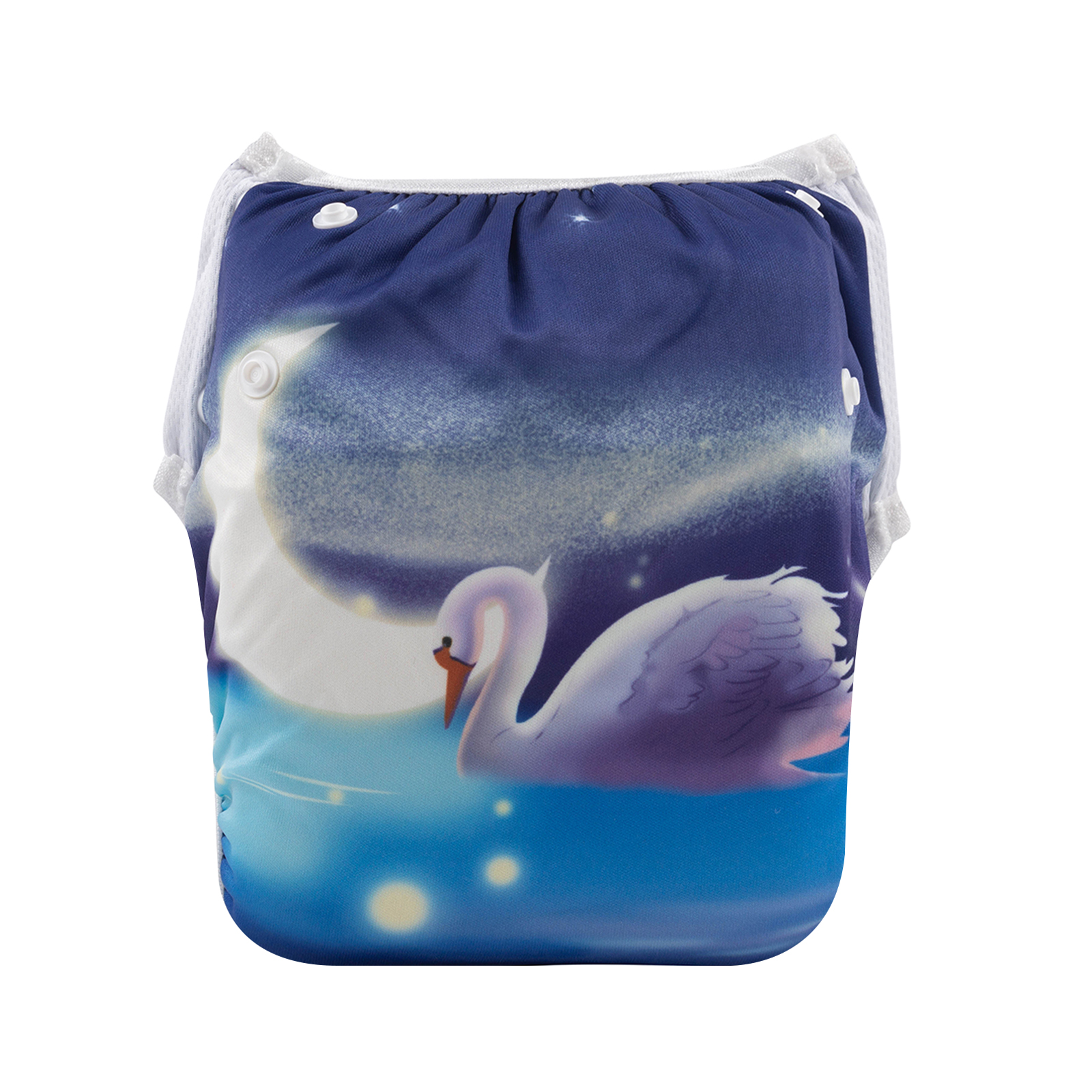 ALVABABY 2PCS Reusable Swim Diaper - Adjustable One Size Swimwear for Infants & Toddlers (2SW-WZ16)