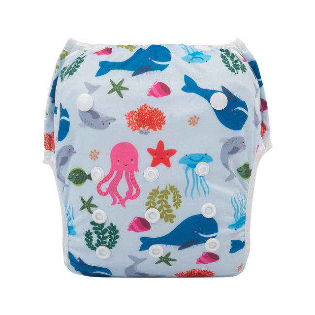 ALVABABY 2PCS Printed Swim Diapers (2SW-WZ22)