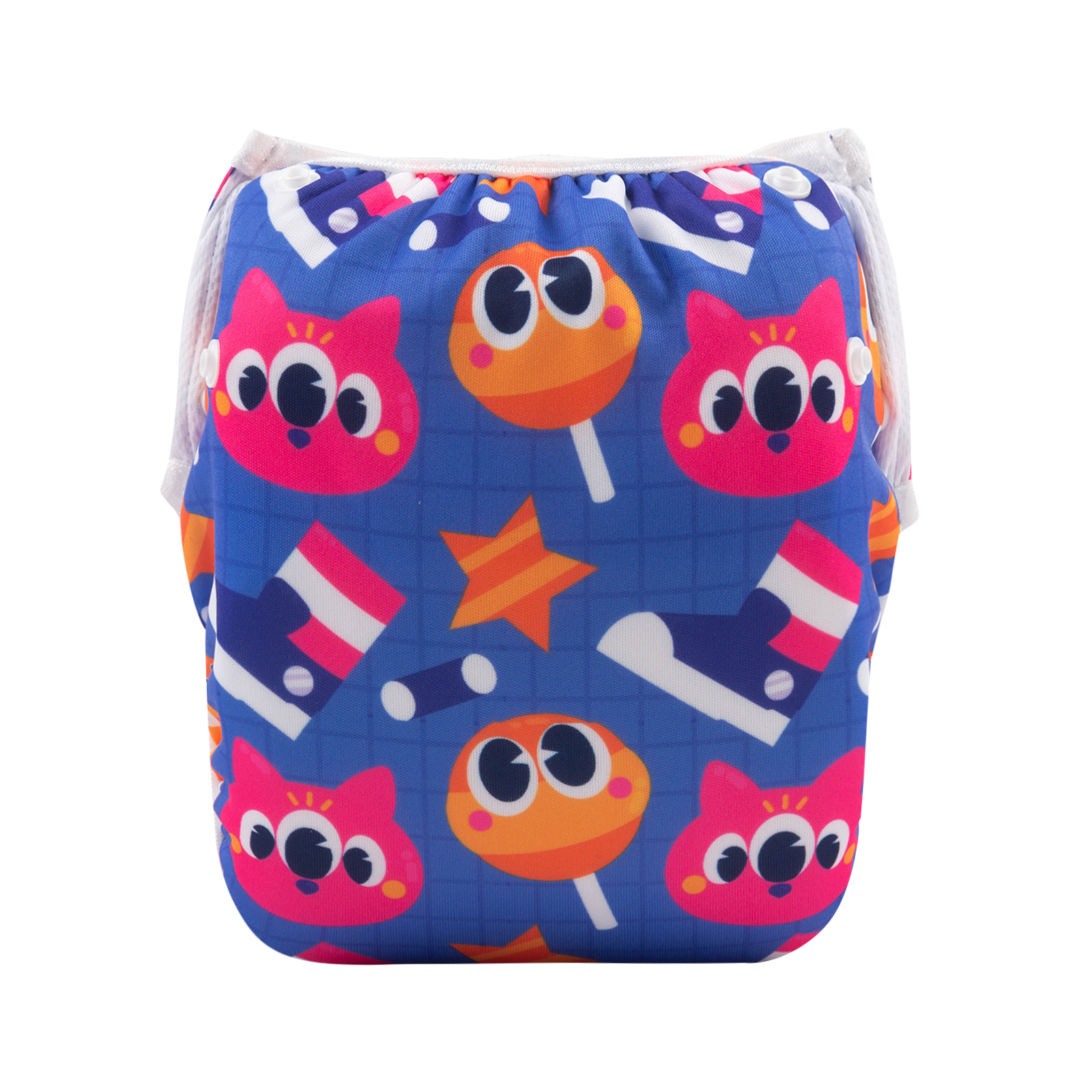 ALVABABY 2PCS Reusable Swim Diaper - Adjustable One Size Swimwear for Infants & Toddlers (2SW-WZ23)