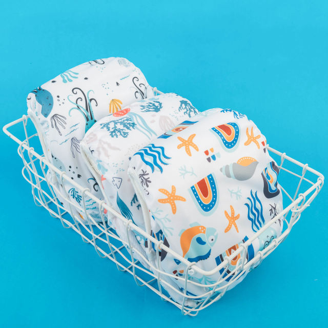ALVABABY 3PCS Printed Swim Diapers (3SW-WZ13)