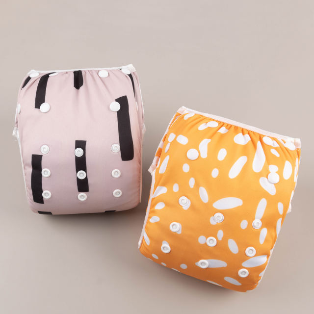 ALVABABY 2PCS Printed Swim Diapers (2SW-WZ18)
