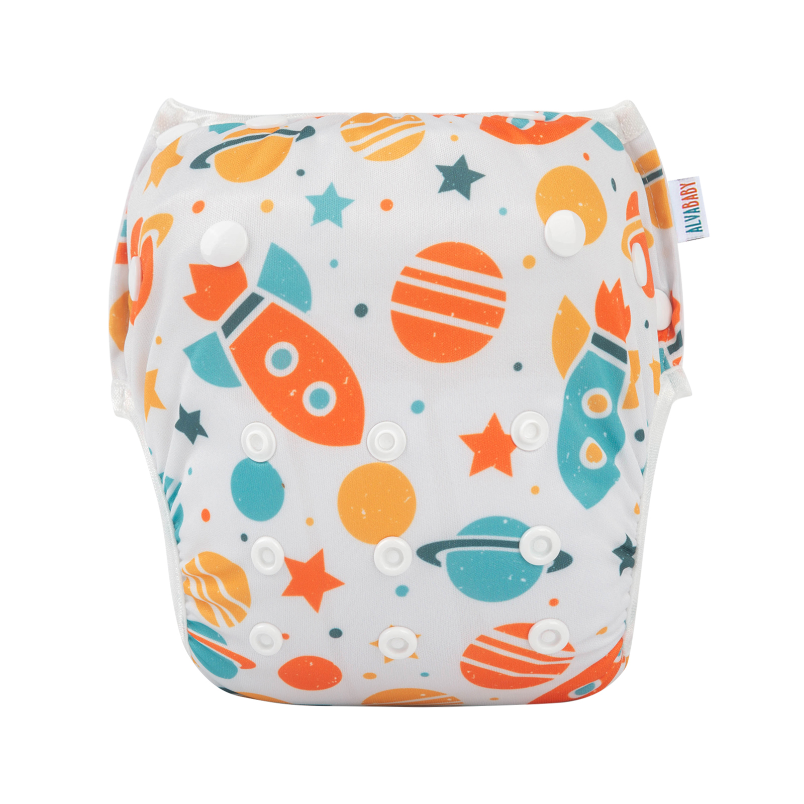 ALVABABY 3PCS Reusable Swim Diaper - Adjustable One Size Swimwear for Infants & Toddlers (3SW-WZ12)