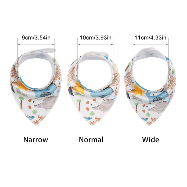 ALVABABY Baby Drool Bandana Bibs 8 Pieces